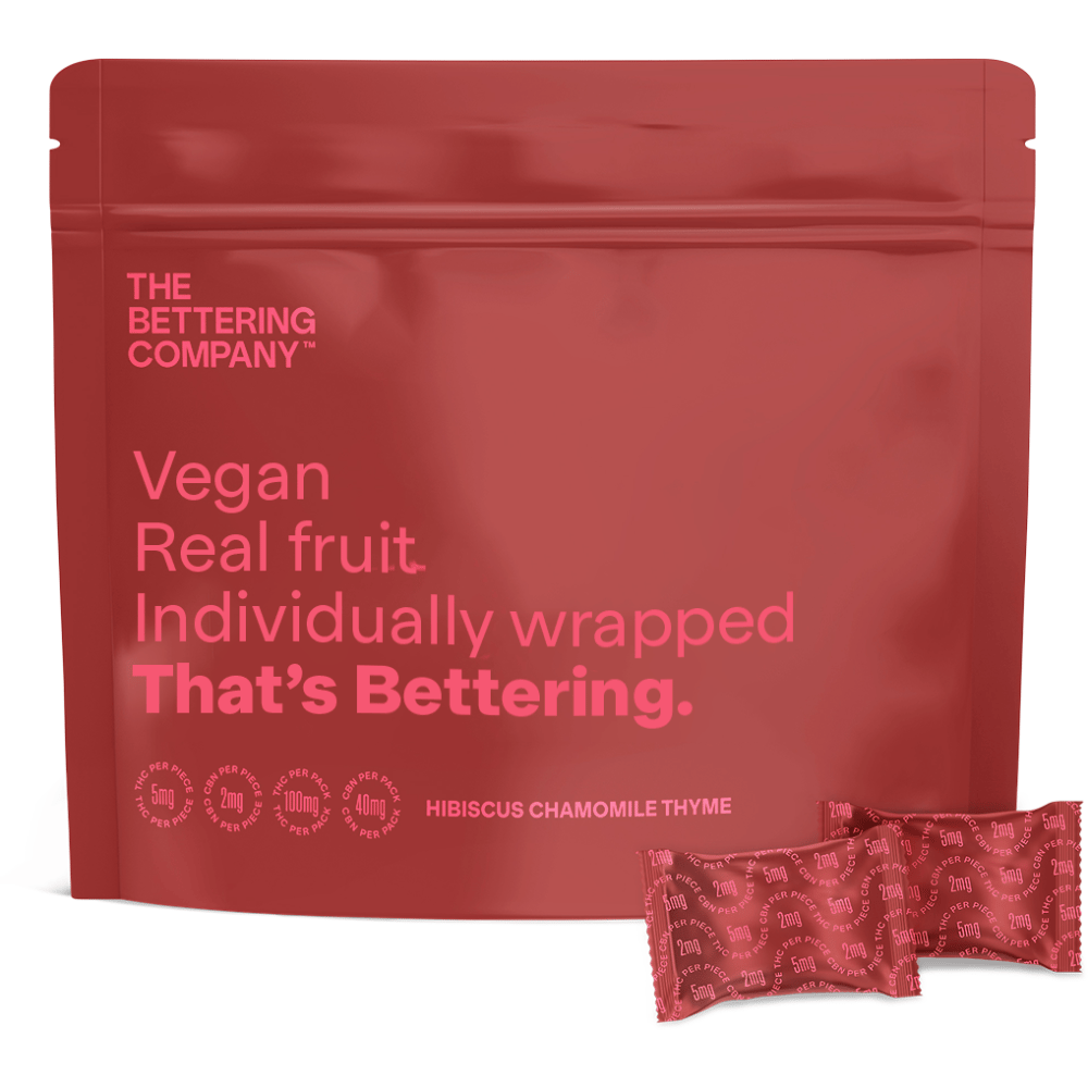 Hibiscus Chamomile Thyme [20pk] (100mg THC/40mg CBN) by Bettering Company