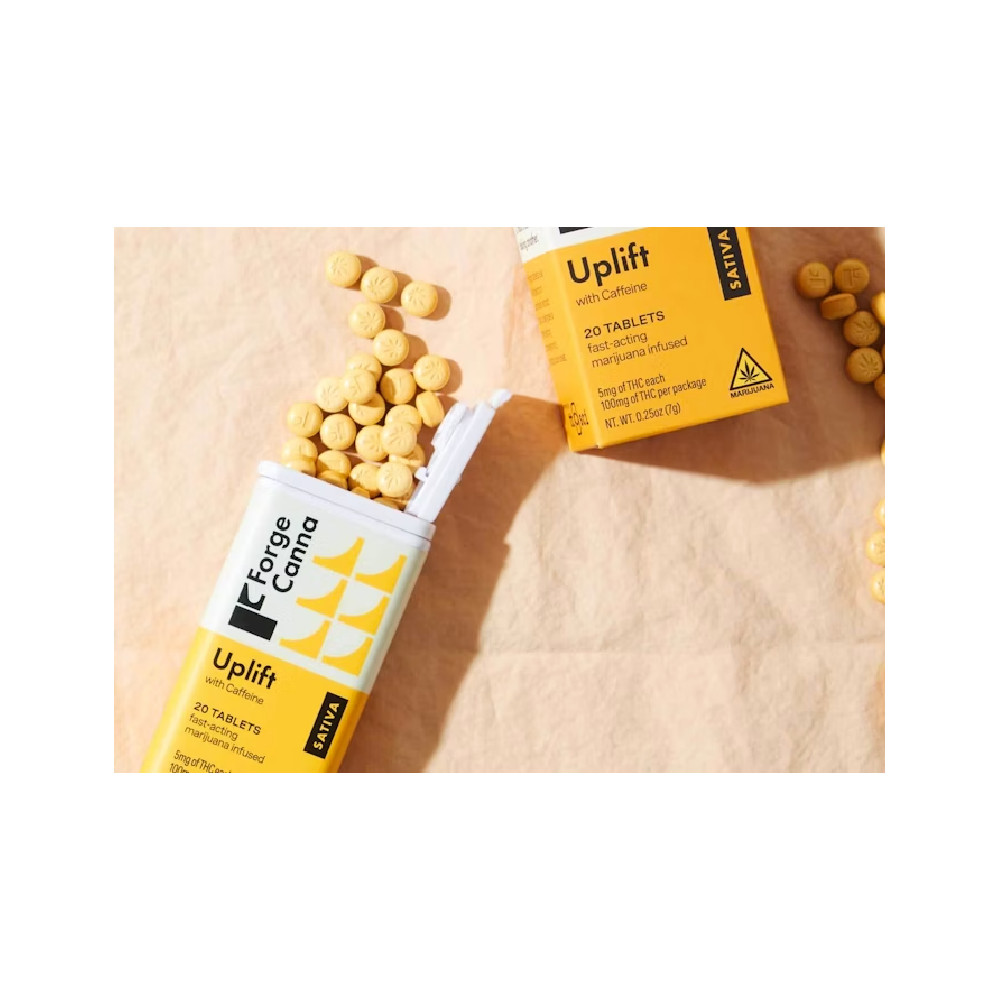 Uplift [20pk] (100mg THC + 300mg Caffeine) by Forge Canna