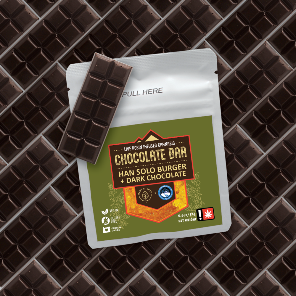 Han Solo Burger Dark Chocolate (50mg) by Hapy Kitchen