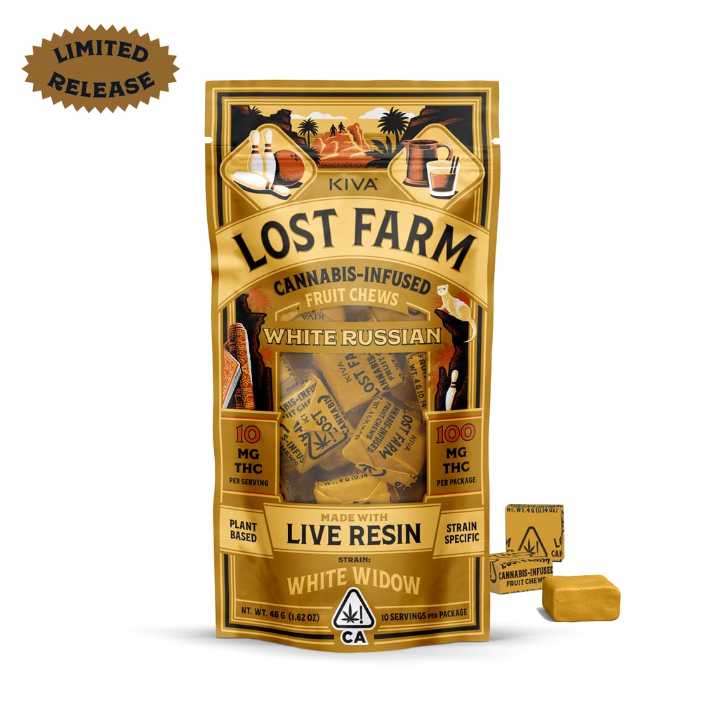 White Russian x White Widow [10pk] (100mg THC) by Lost Farm