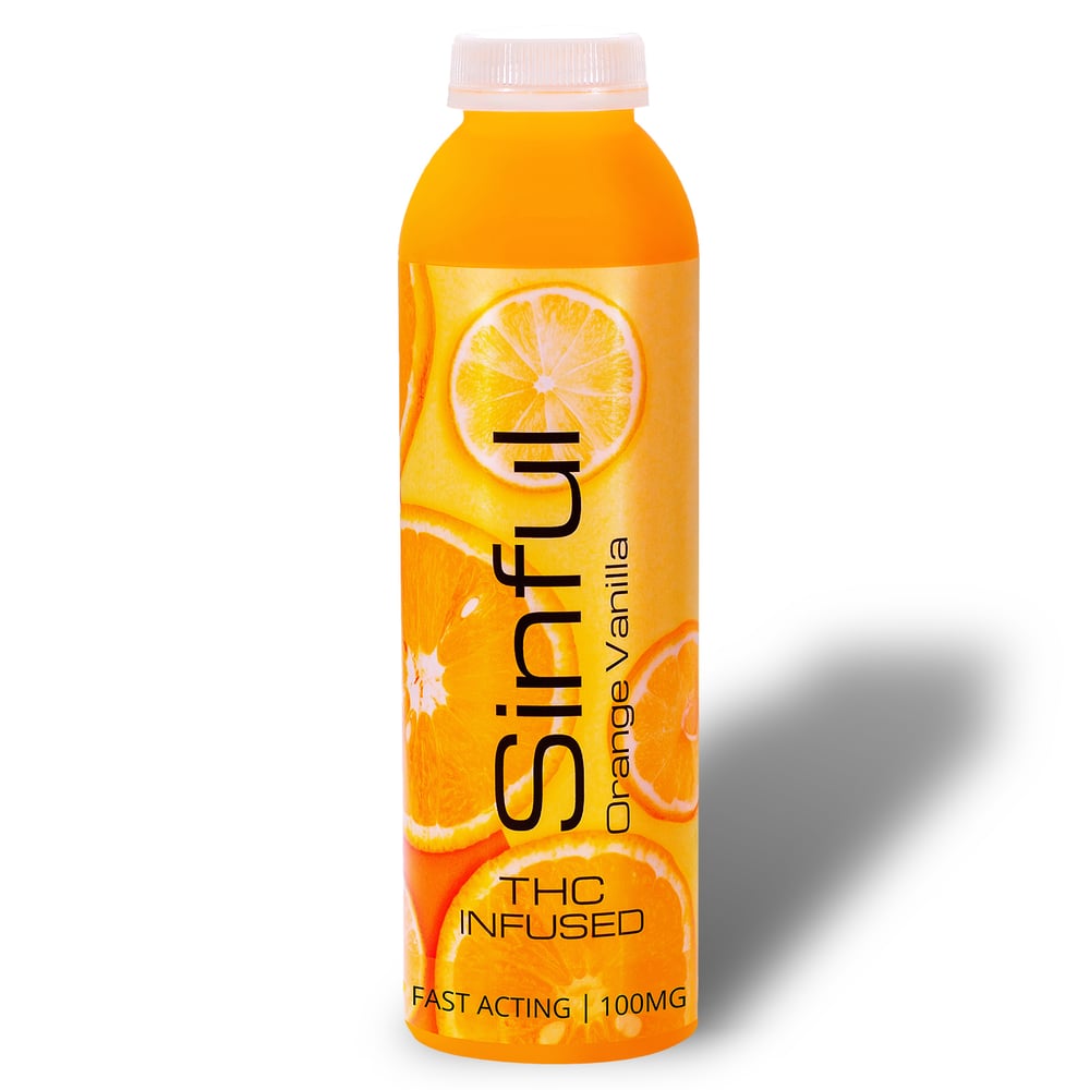 Orange Vanilla Drink (100mg THC) by Sinful