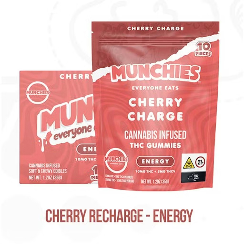 2:1 Cherry Energy [10pk] (100mg THC/50mg THCV) by Munchies