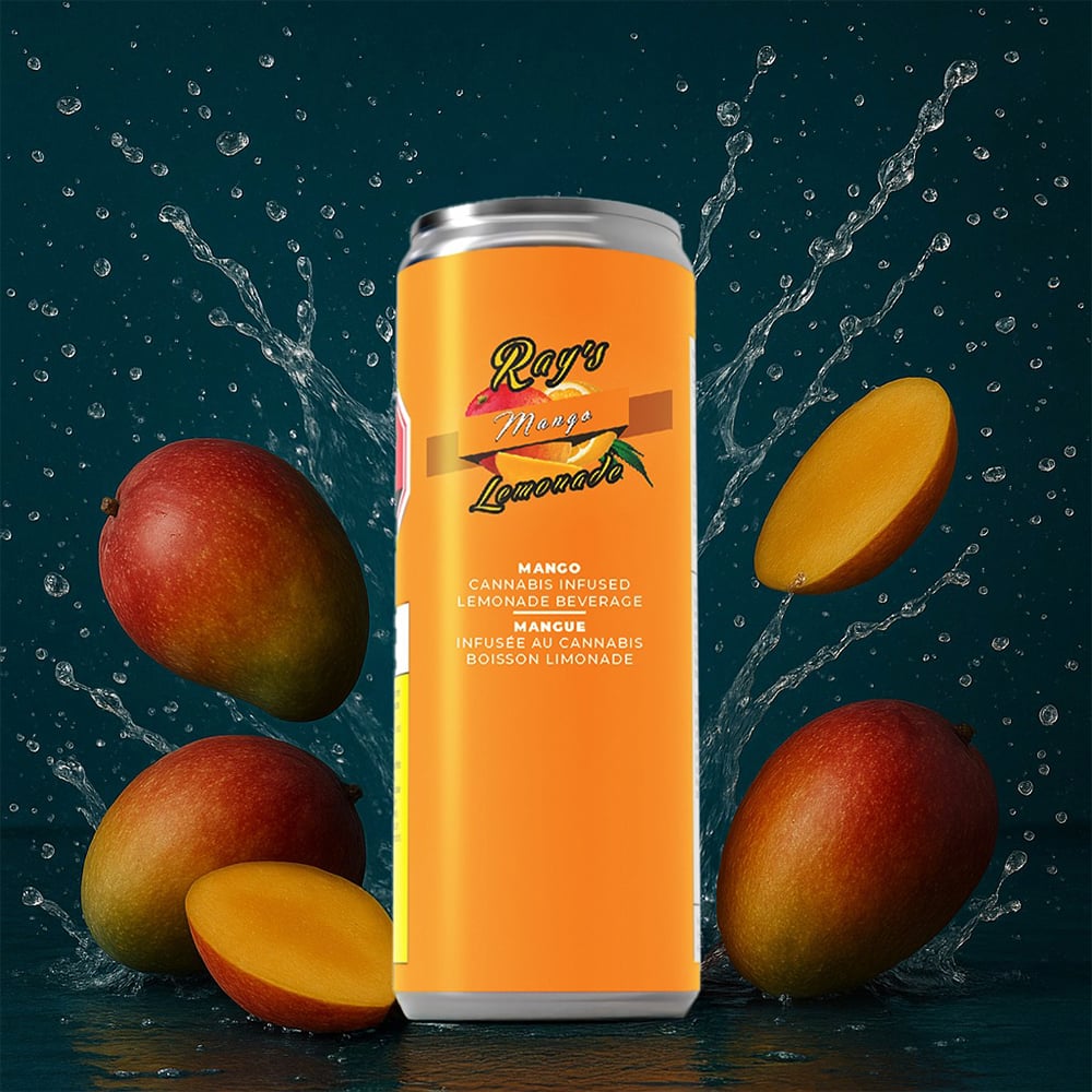 Mango [355ml] (10mg) by Ray's Lemonade - CA
