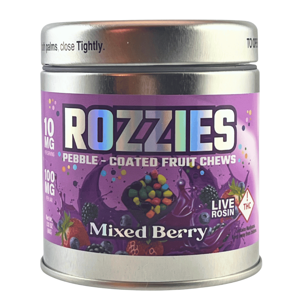 P. Coated - Mixed Berry - Sativa (1000mg) by Rebel Edibles