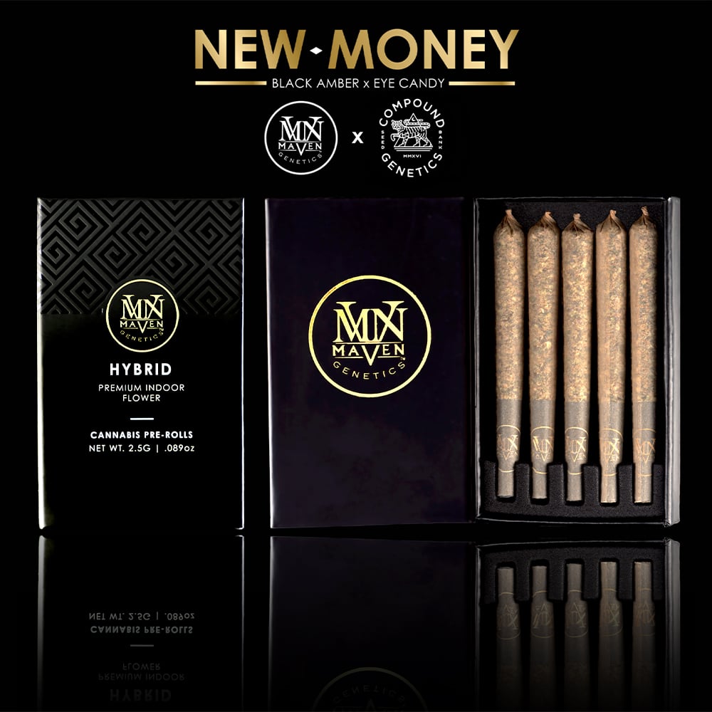 New Money Blended Pre-Roll 5-Pack (2.5g) by Maven