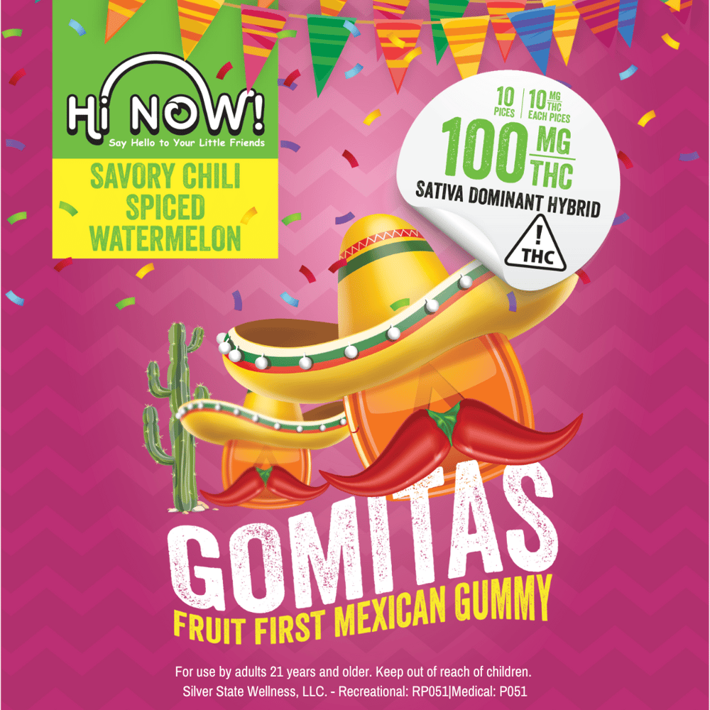 Gomitas Spicy Watermelon (100mg) by Hi Now