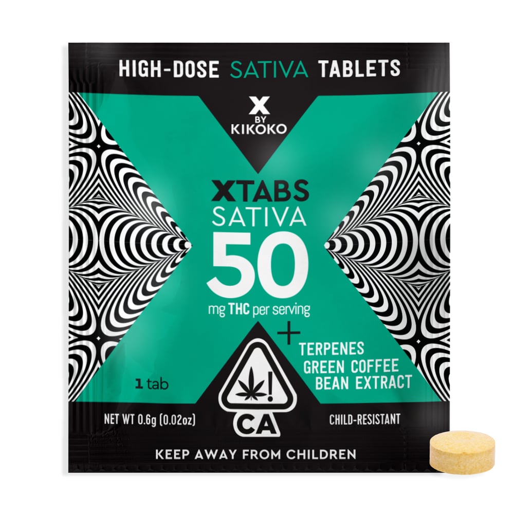XTabs Sativa [1pk] (50mg)* by KIKOKO