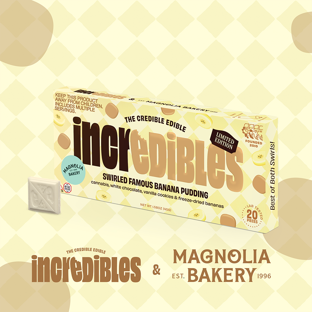 Magnolia Bakery Swirled Famous Banana Pudding [20pk] (100mg) by incredibles