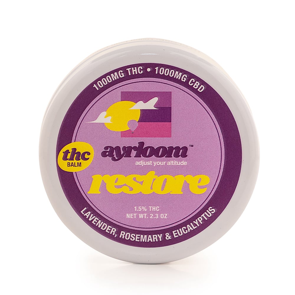 1:1 Restore Balm [2.3oz] (1000mg CBD/1000mg THC) by ayrloom