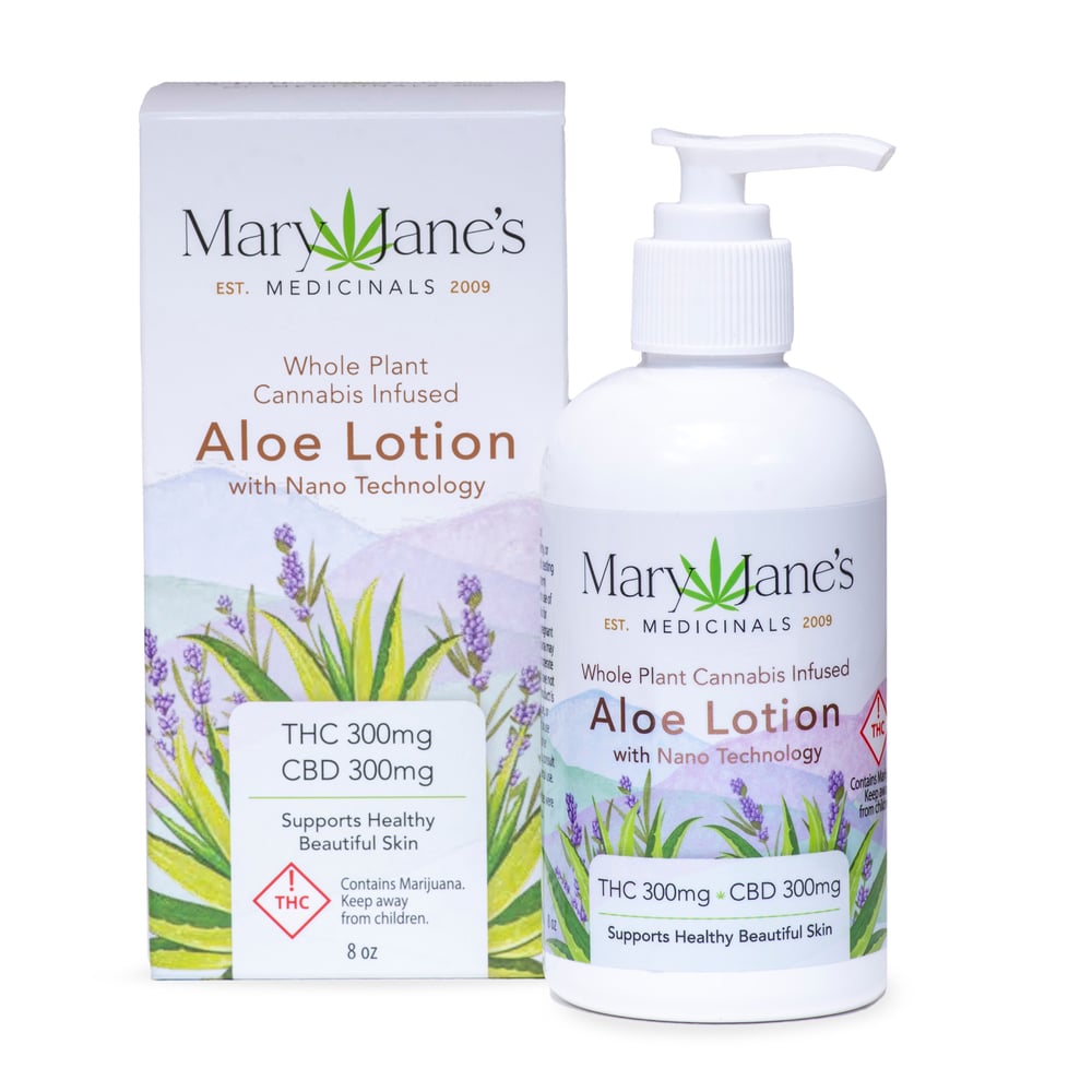 1:1 Aloe Lotion (300mg) by Mary Jane's Medicinals