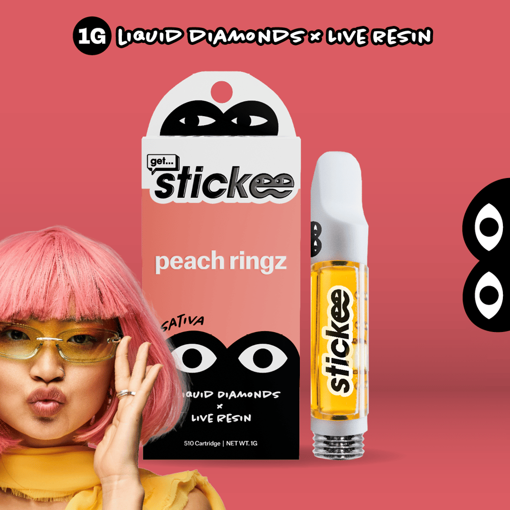 Peach Ringz by Stickee