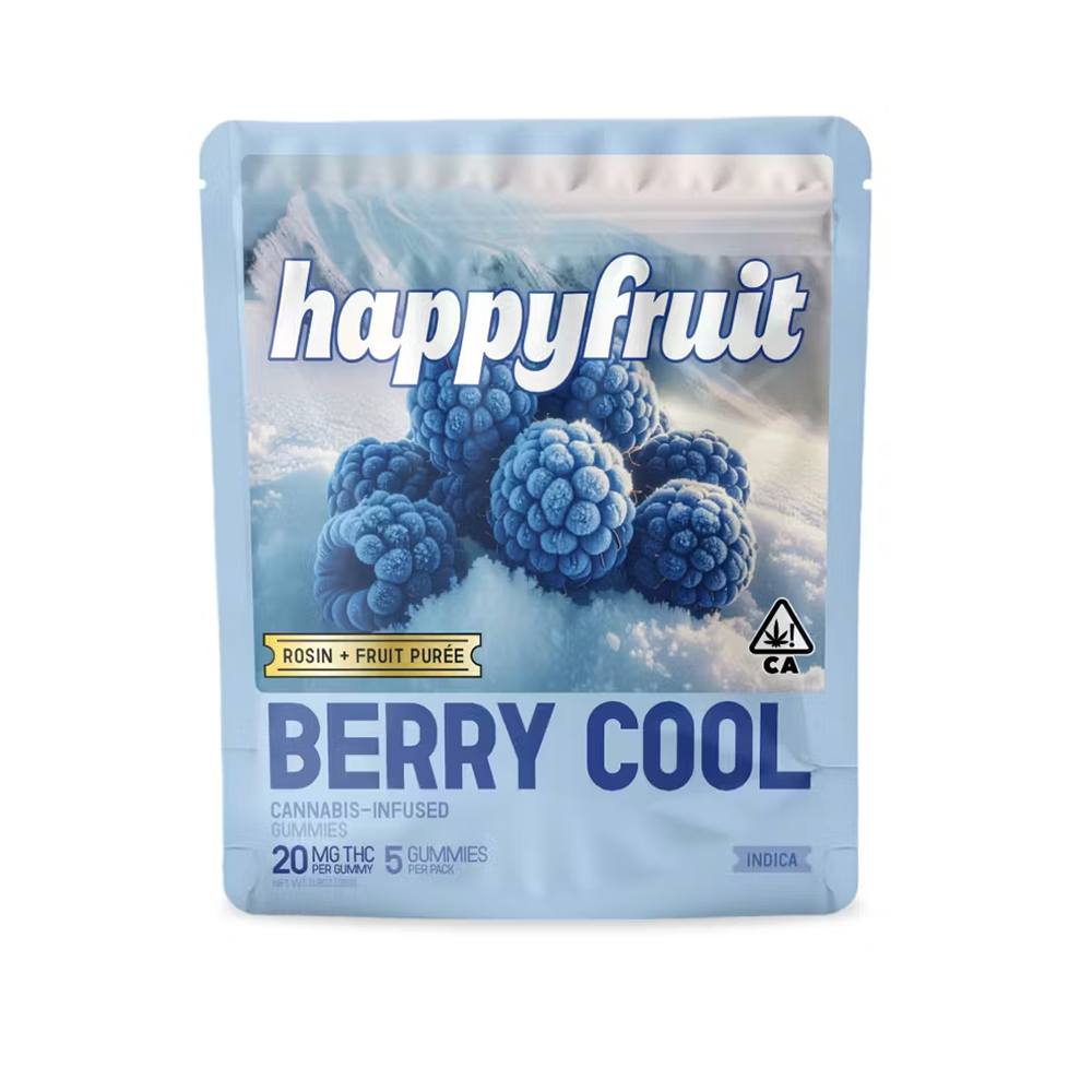 Berry Cool [5pk] (100mg) by Happy Fruit