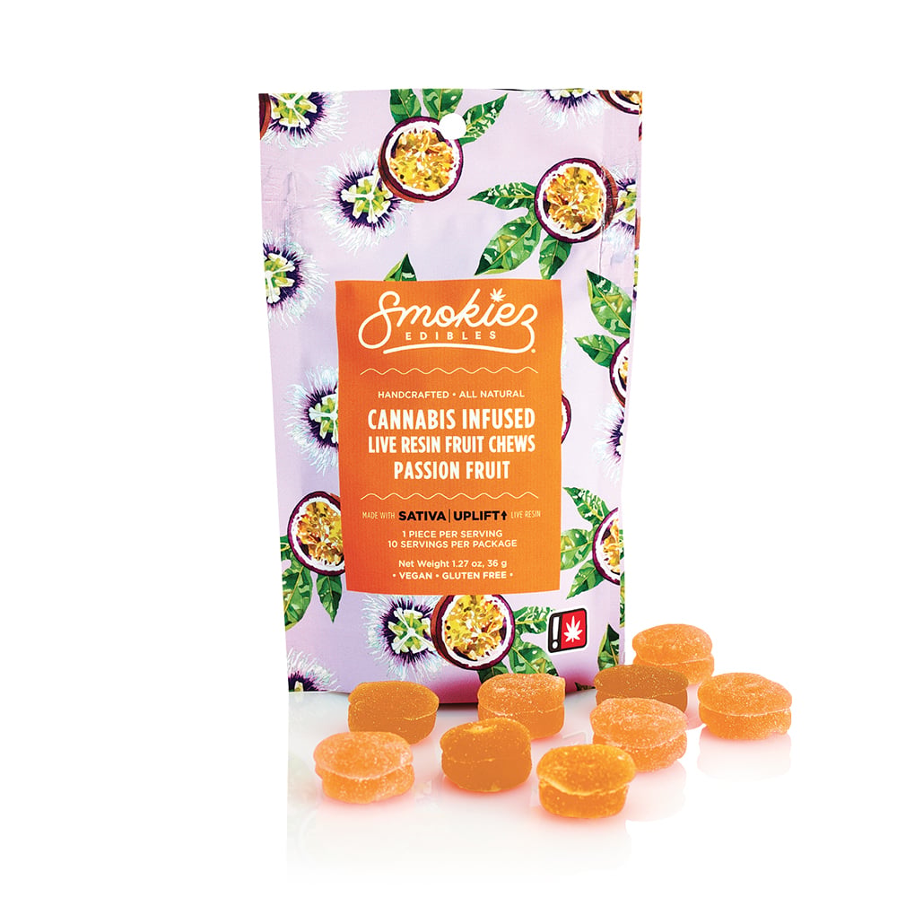 Passion Fruit - Sativa [10pk] (100mg) by Smokiez
