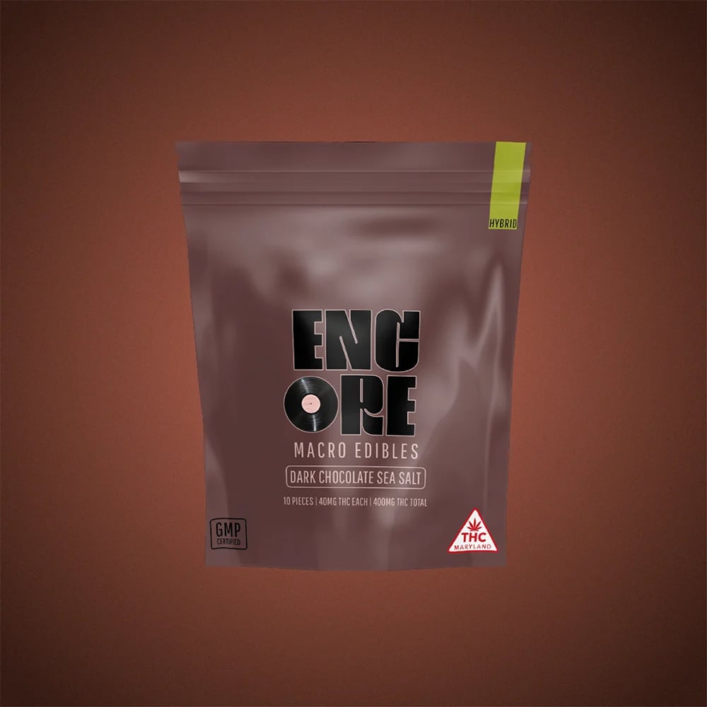 Dark Chocolate - Hybrid [10pk] (400mg) by Encore Edibles