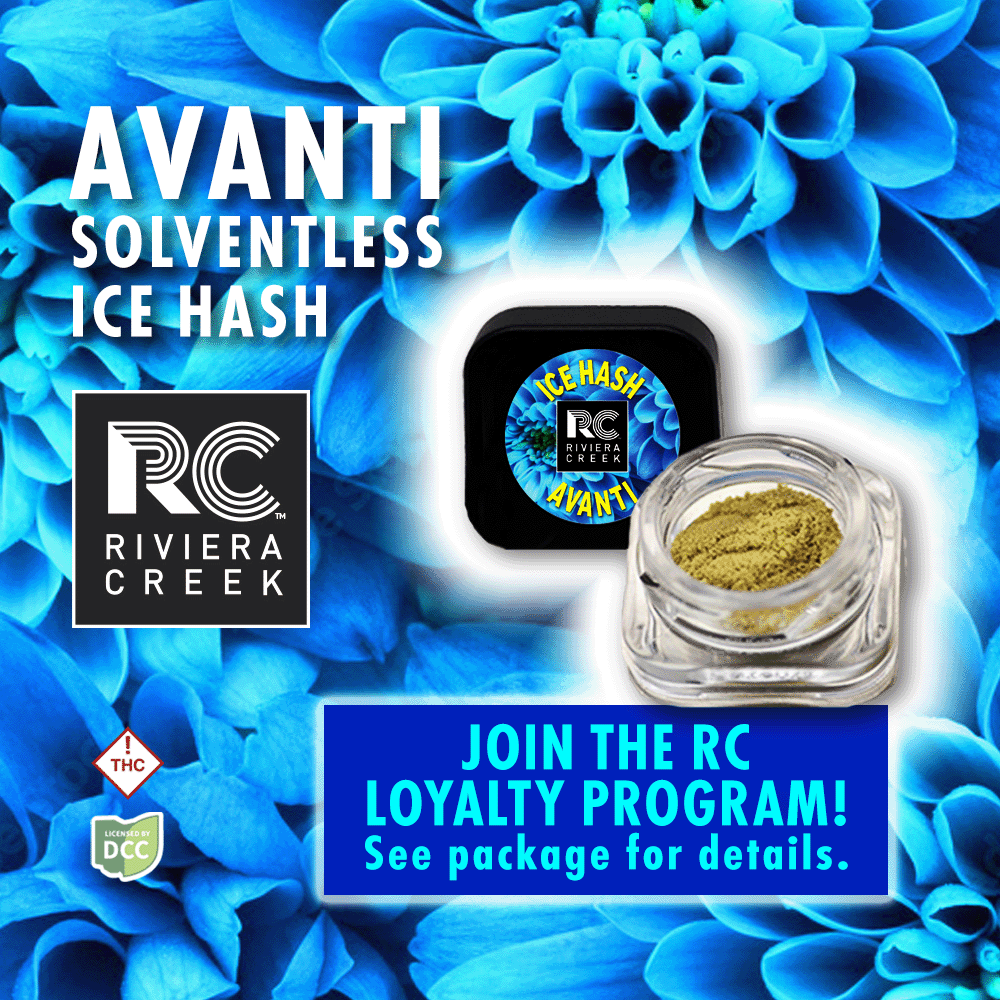 Avanti Ice Hash by Riviera Creek