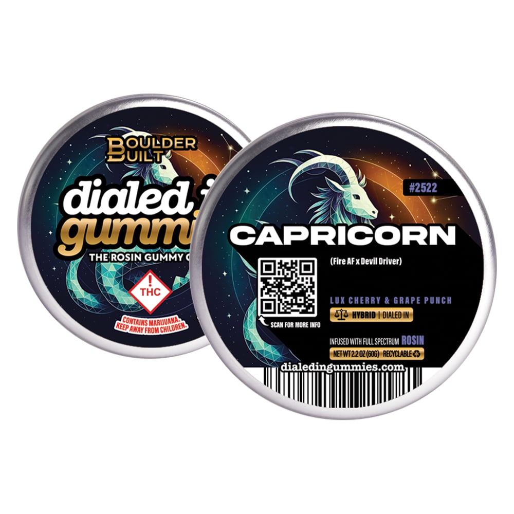 100mg - Capricorn #2522 - Rosin Gummies (10pk) by Dialed In Gummies