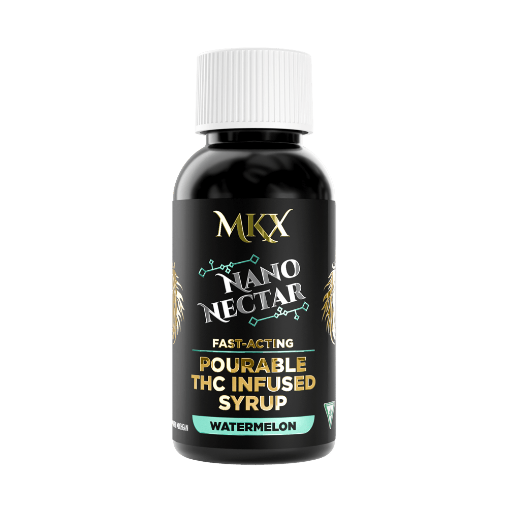 Nano Nectar: 200 MG THC Pourable Syrup (Watermelon) by MKX Oil Co.