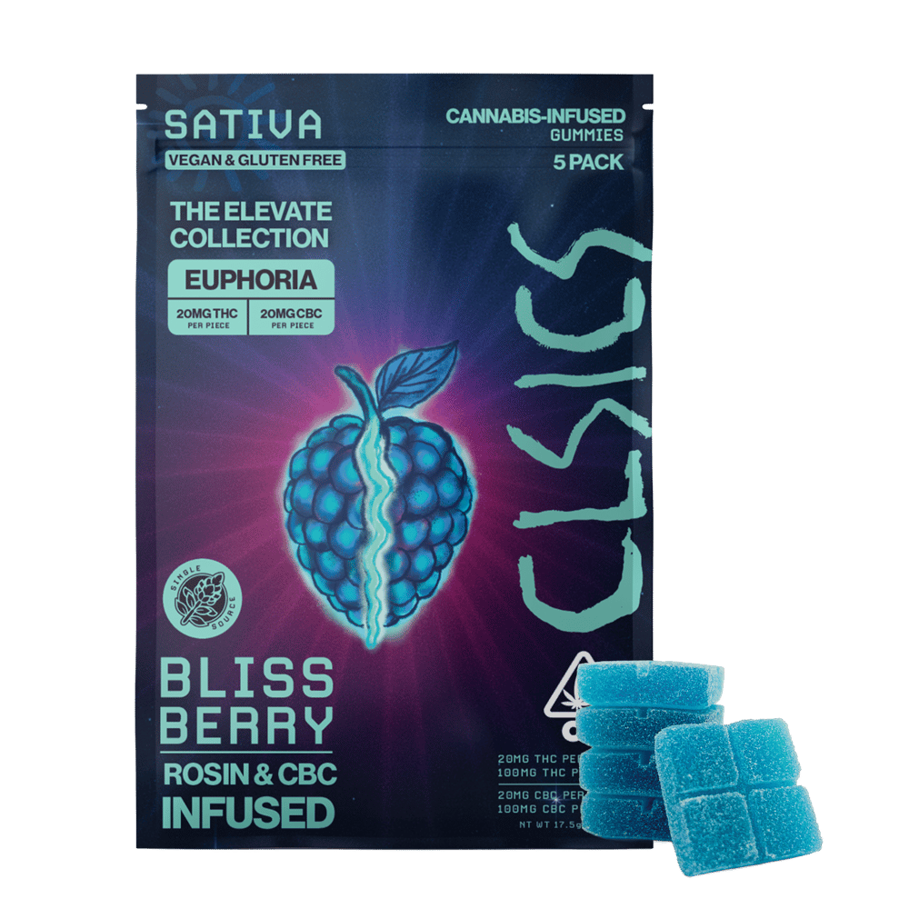 Bliss Berry [5pk] (100mg THC/100mg CBC) by CLSICS in United States