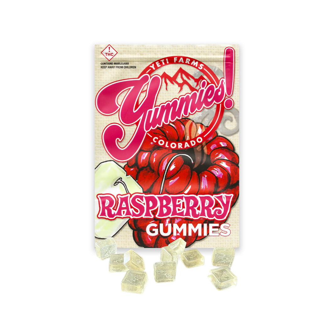 Raspberry (100mg) by Yetibles