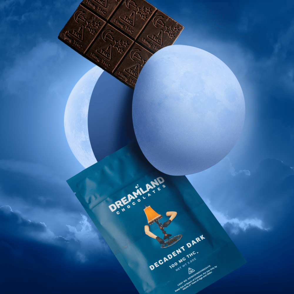 Dark Chocolate Peppermint (100mg) by Dreamland Chocolates