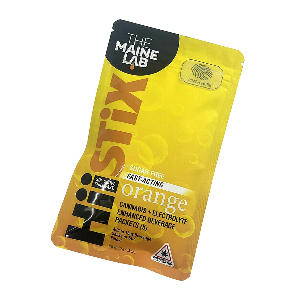 1:1 Orange THC+Electrolytes [5pk] (50mg CBD/50mg THC) by The Maine Lab