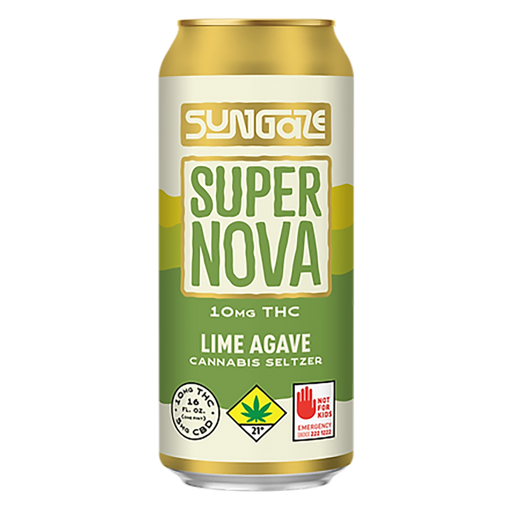 Sungaze Supernova Lime Agave [1pk] (5mg CBD/10mg THC) by Sungaze