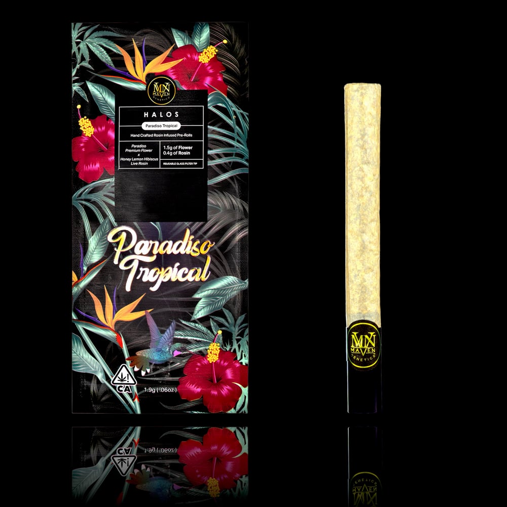 Paradiso Tropical Halos Infused Pre-Roll [1.9g] by Maven in United States