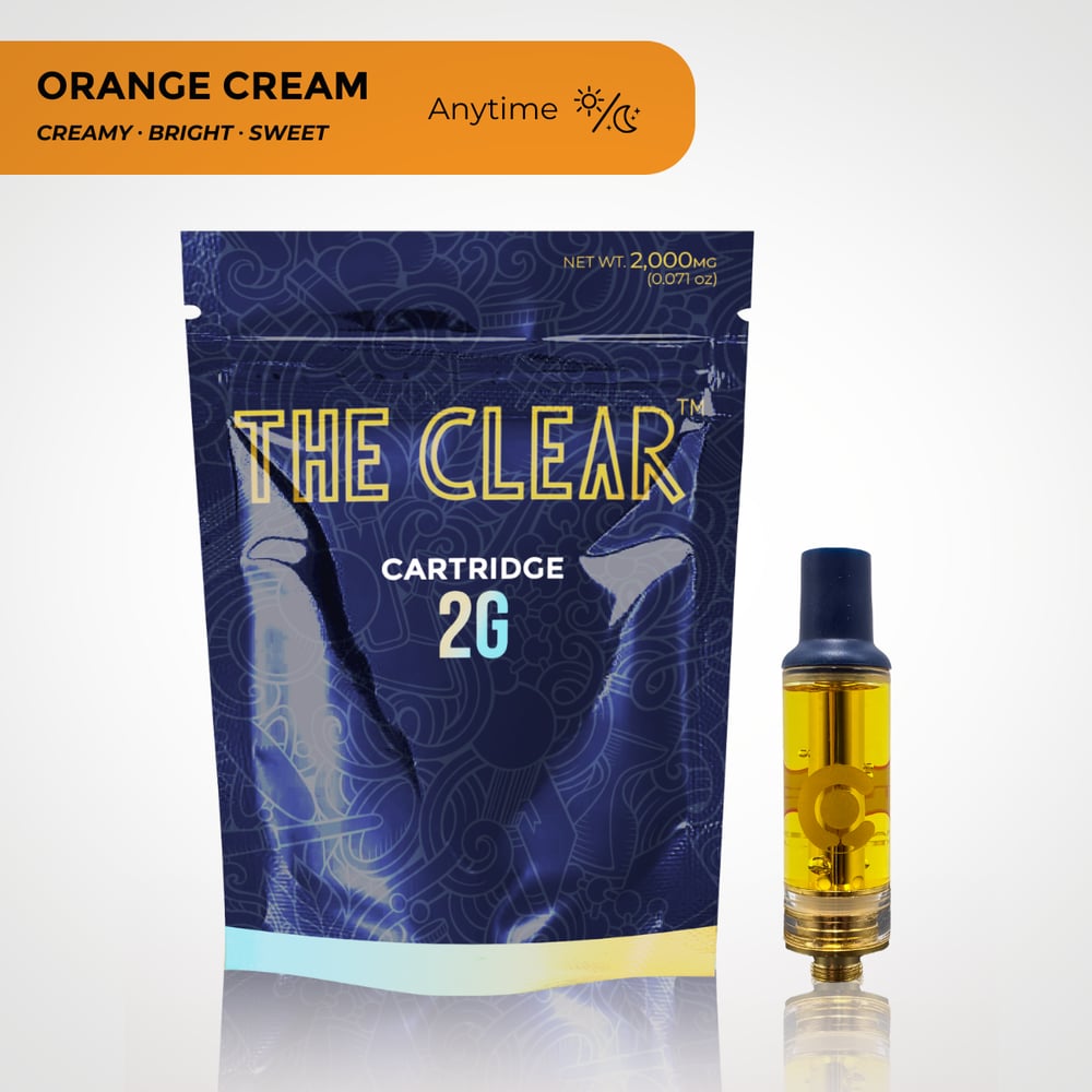 The Clear Original Cartridge 2000mg | Orange Cream by CLEAR Brands