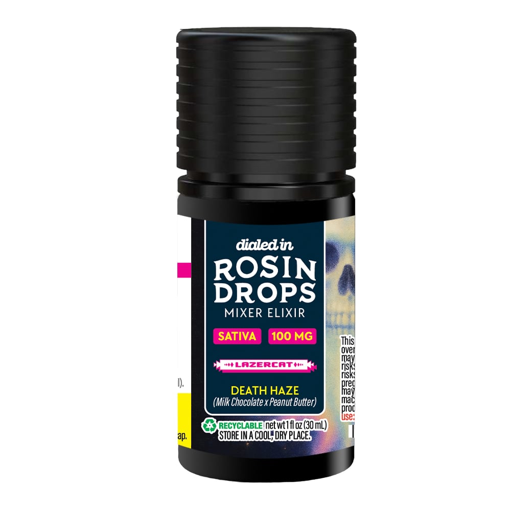 100mg - Death Haze - Rosin Drops by Dialed In Gummies