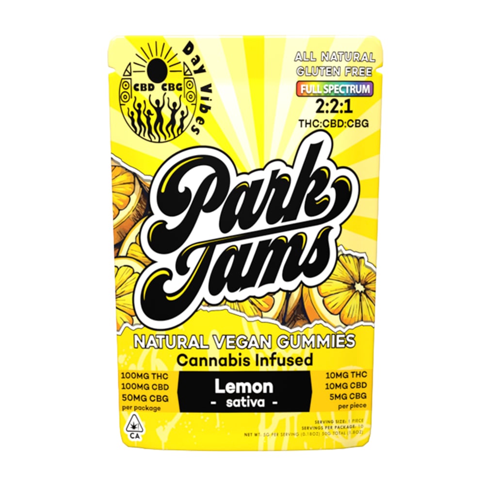 Lemon 2:2:1 [10pk] (100mg THC/100mg CBD/50mg CBG) Full Spectrum by Park Jams