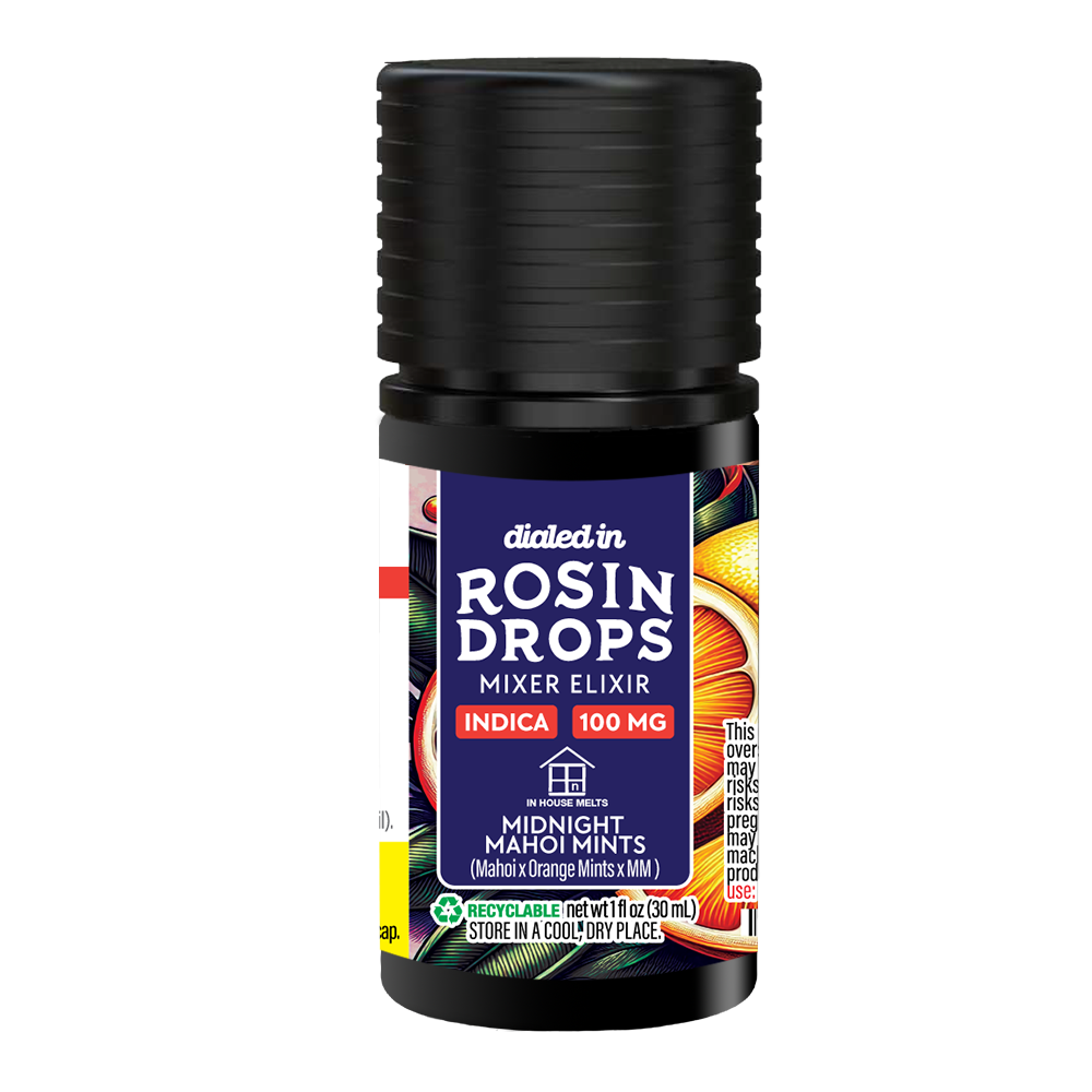 100mg - Midnight Mahoi Mints - Rosin Drops by Dialed In Gummies