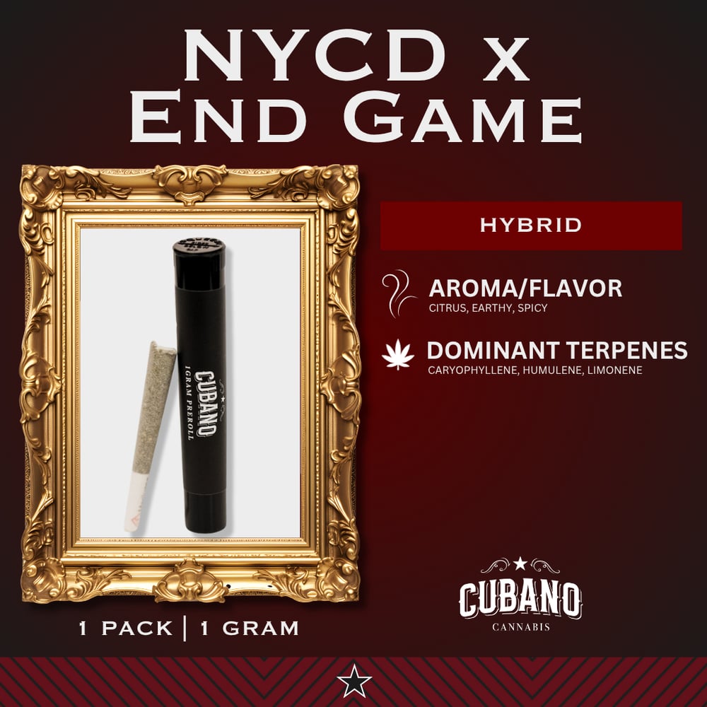 NYCD x End Game [1g] by Cubano Cannabis