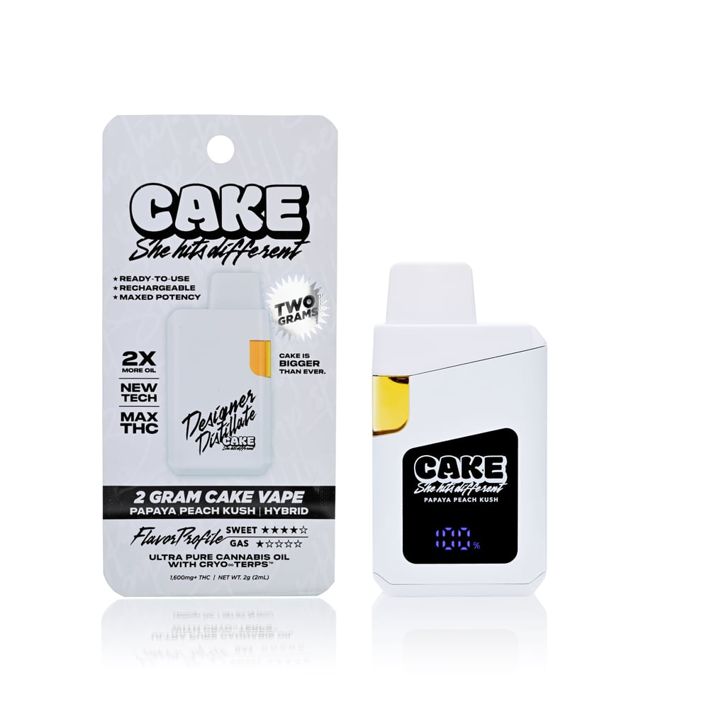 Papaya Peach Kush [2000mg] by CAKE she hits different