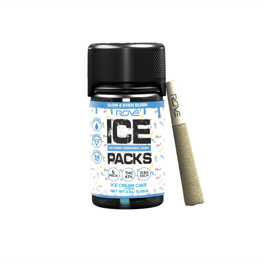 Ice Cream Cake - Infused Ice Packs (Rosin, Hash, and Diamonds) [5x 0.5g] by ROVE