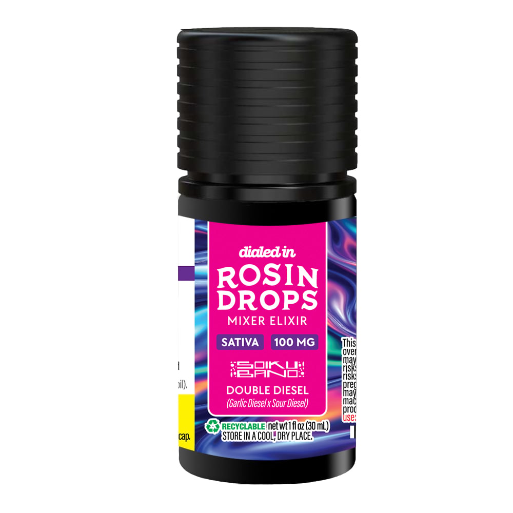 100mg - Double Diesel - Rosin Drops by Dialed In Gummies