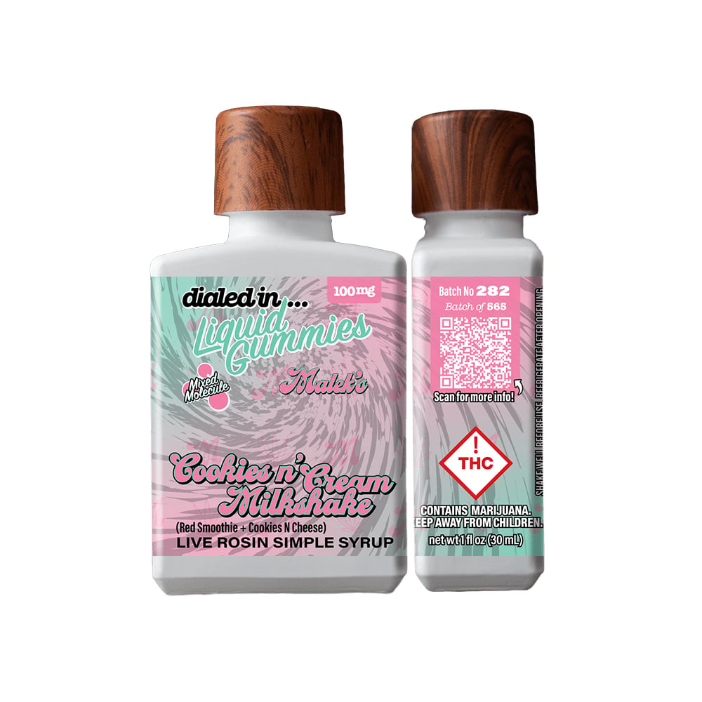 Cookies 'n' Cream Milkshake 282 (100mg) by Dialed In Gummies