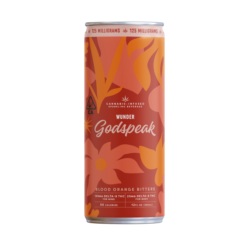 Godspeak Blood Orange Bitters (100mg Delta-9 THC/25mg Delta-8 THC) by FIND WUNDER