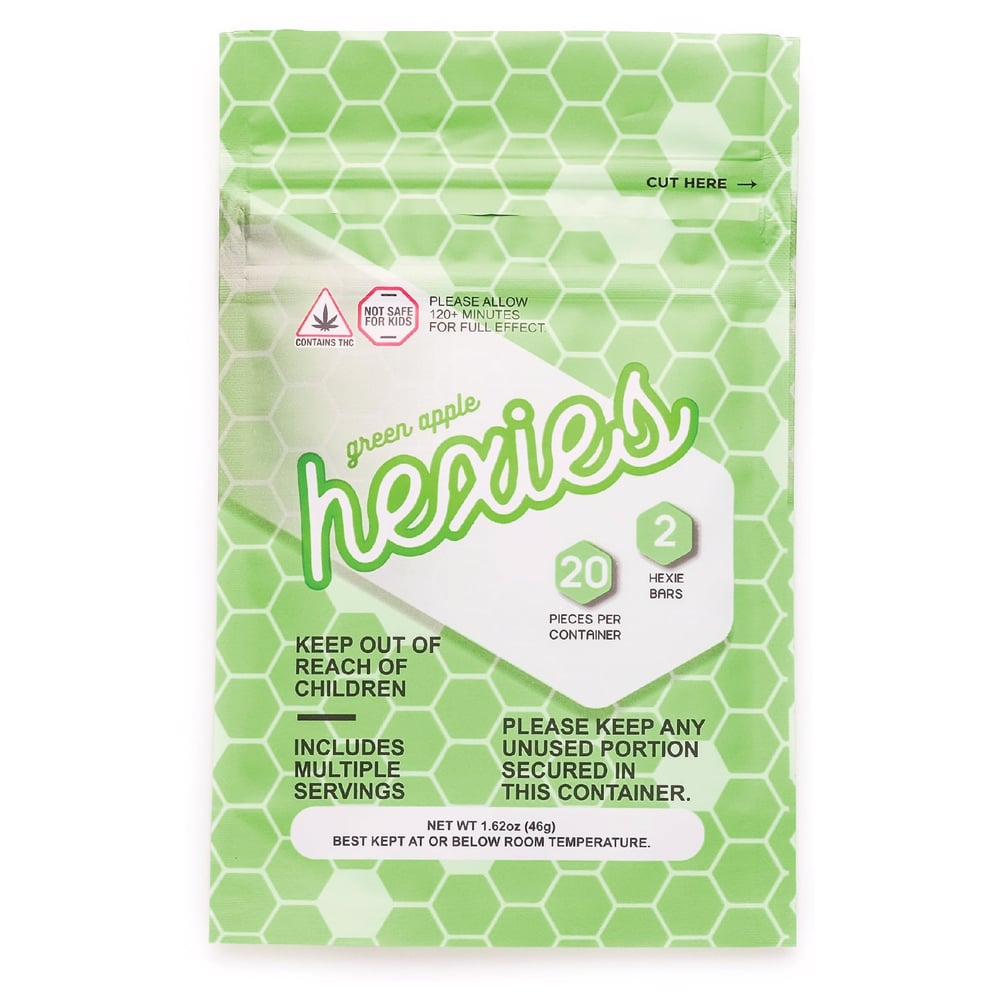 Hexies Green Apple [20pk] (100mg) by Hexies