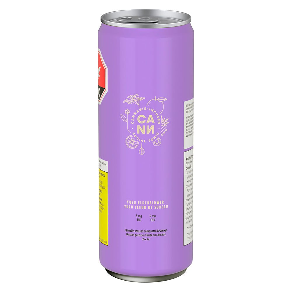 Yuzu Elderflower [355ml] (5mg CBD/5mg THC) by Cann - CA