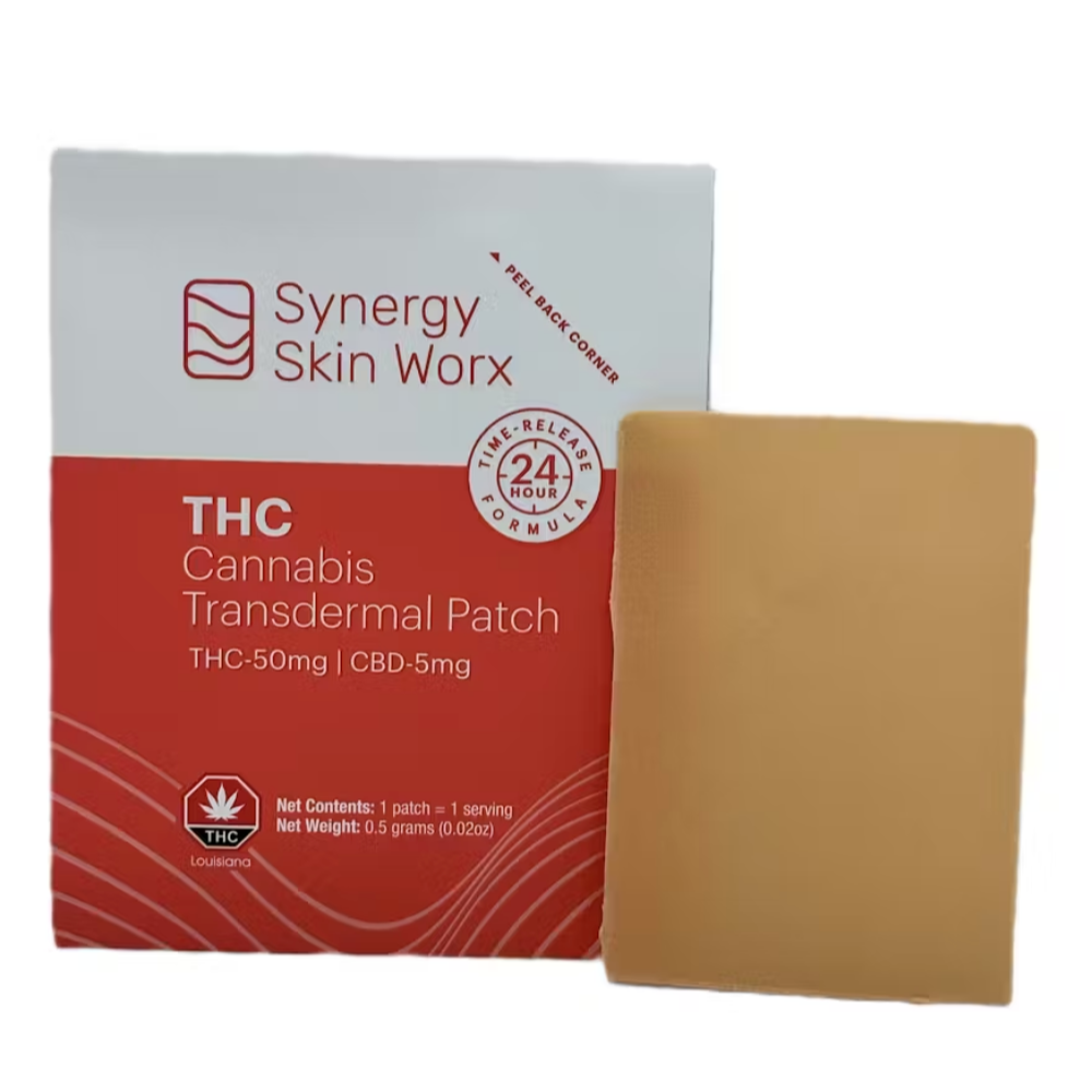 10:1 Transdermal Patch (5mg CBD/50mg THC) by Synergy Skin Worx