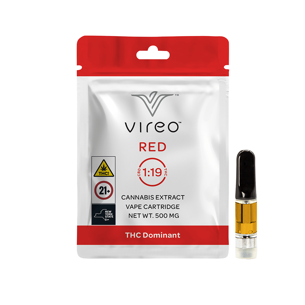 Red Distillate Vaporizer Cartridge [500mg] by Vireo
