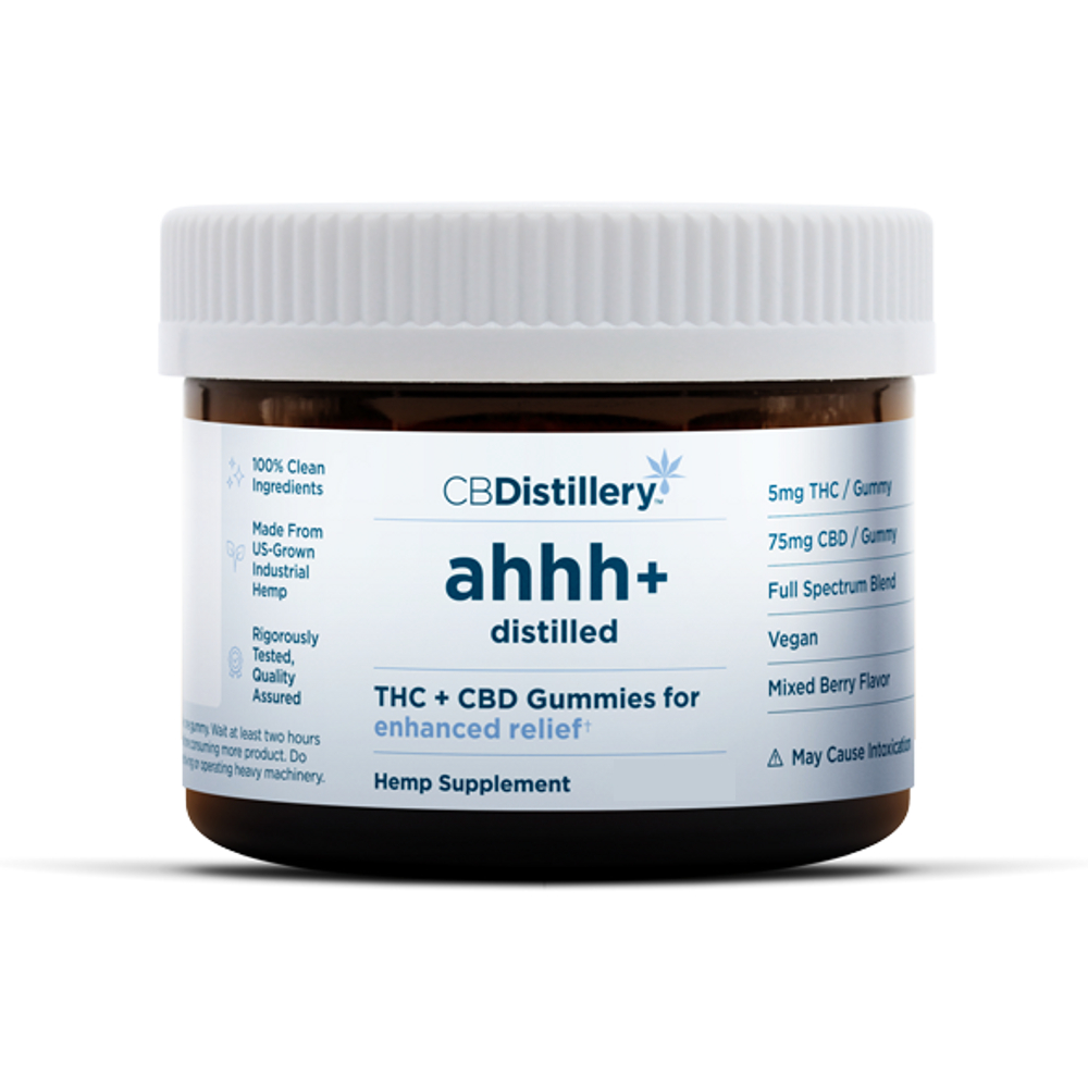 Ahhh+ Mixed Berry (75mg CBD/5mg THC) by CBDistillery - Village Farms Company