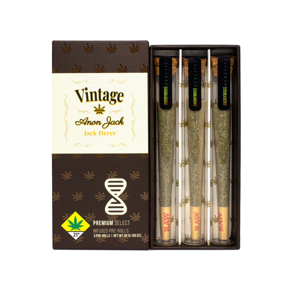 Anon Jack 3 Pack 1G-Infused Pre Rolls by Anonymous Extractors