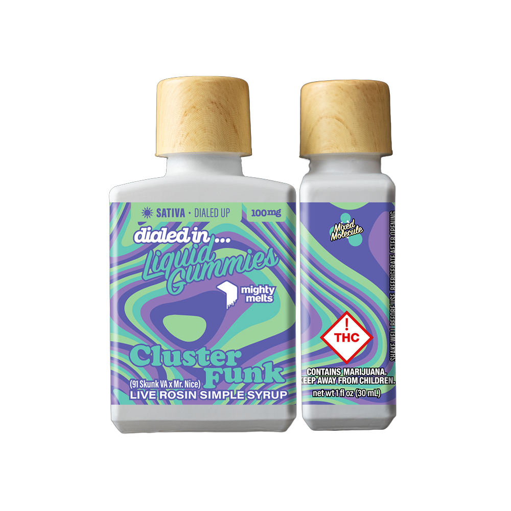 100mg - Cluster Funk - Rosin Drops by Dialed In Gummies