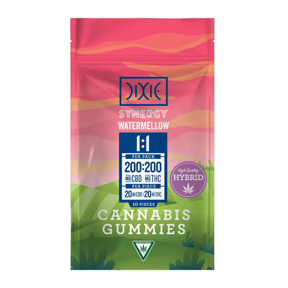 SYNERGY Watermellow 1:1 (200mg CBD/200mg THC) by Dixie