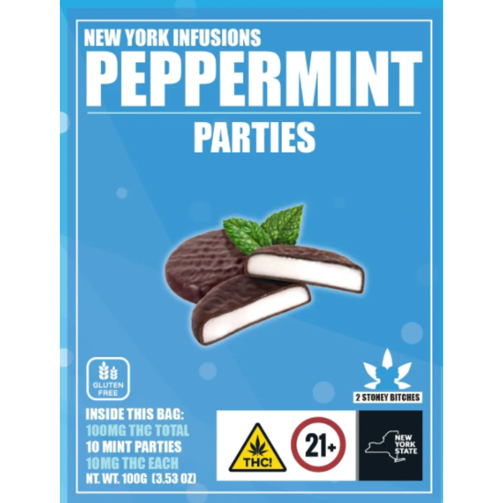 Peppermint Parties [10pk] (100mg) by New York Infusions