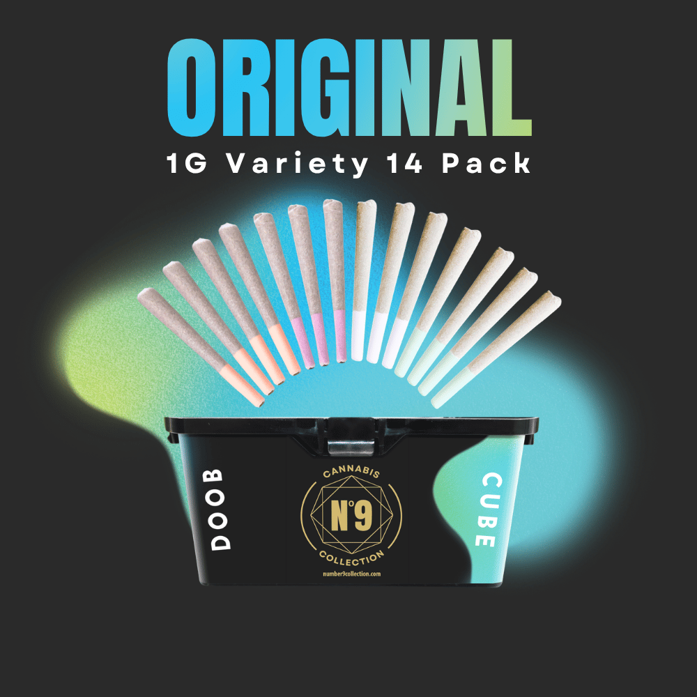 Doob Cube ORIGINAL - 14 X 1G Pre-Rolls - 4 Different Strains by No.9 Collection