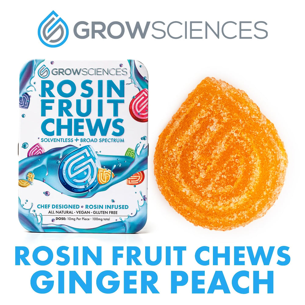 Ginger Peach [10pk] (100mg) by Grow Sciences