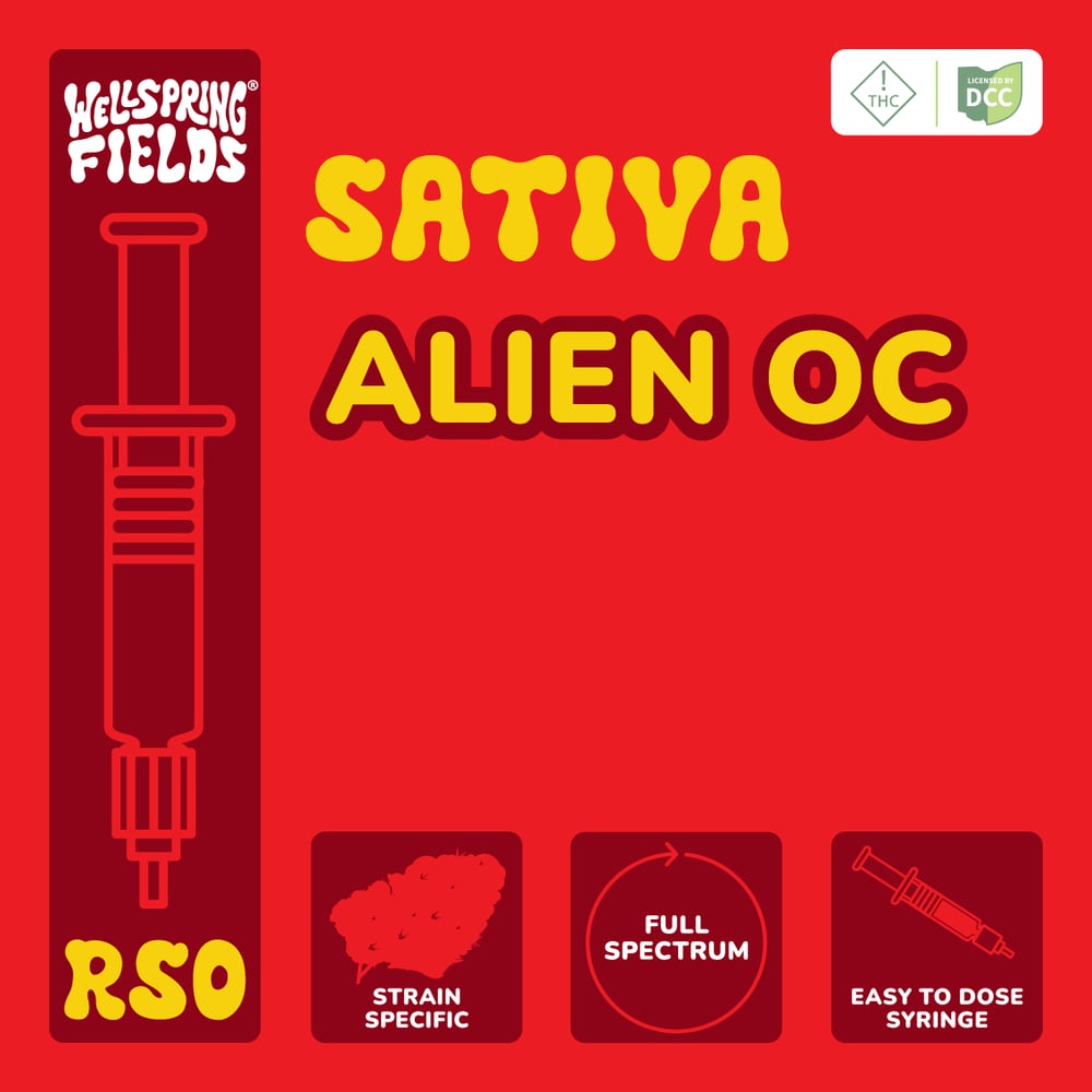 Alien Orange Congolese RSO [.84g] by Wellspring Fields