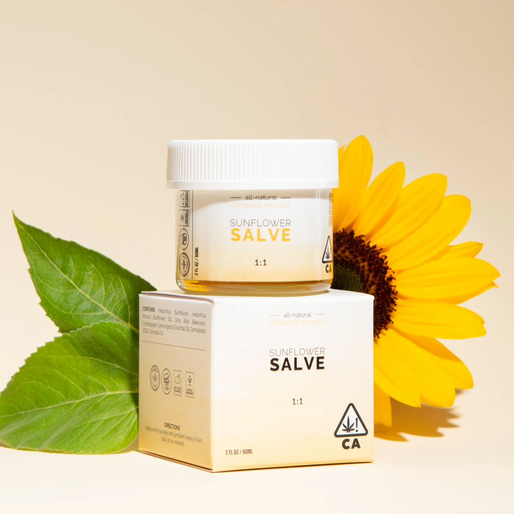1:1 Sunflower Salve (100mg CBD/100mg THC) by Made From Dirt